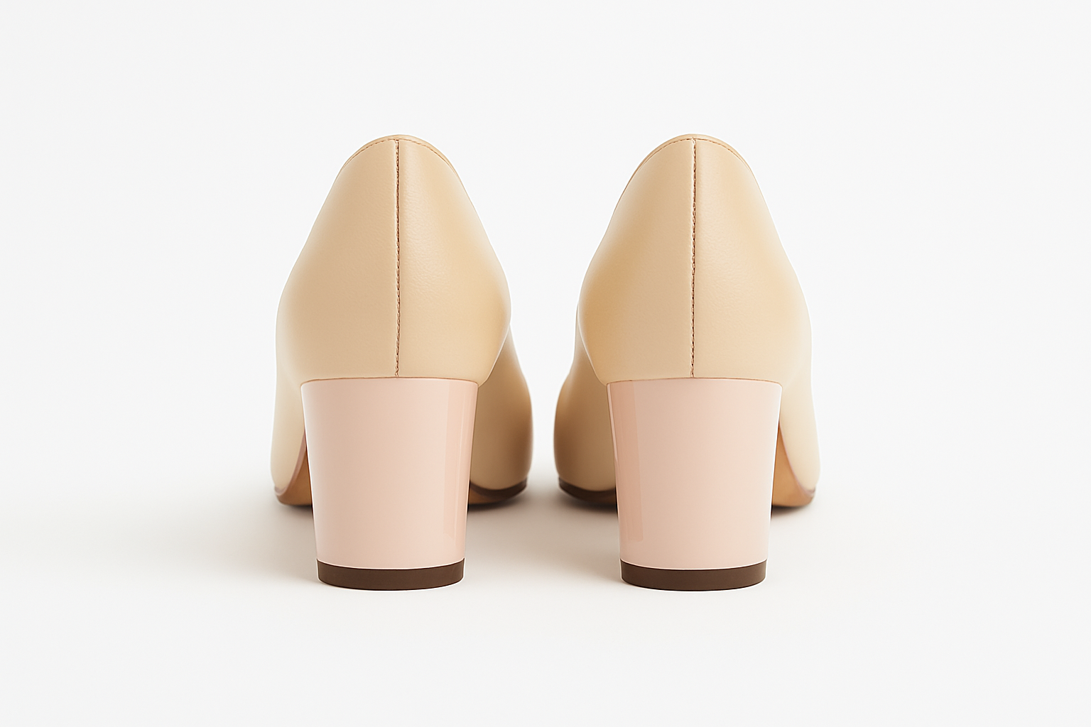 Pantofi Dama Din Piele Naturala Nude 820