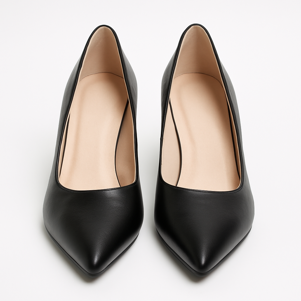 Pantofi Dama Din Piele Naturala Negru 750