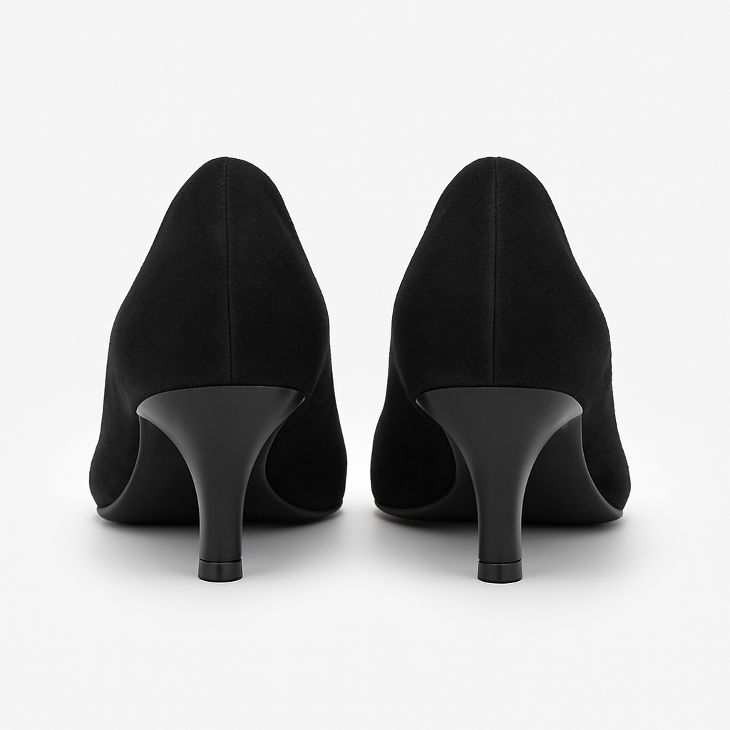 Pantofi Dama Din Piele Naturala Negru 558