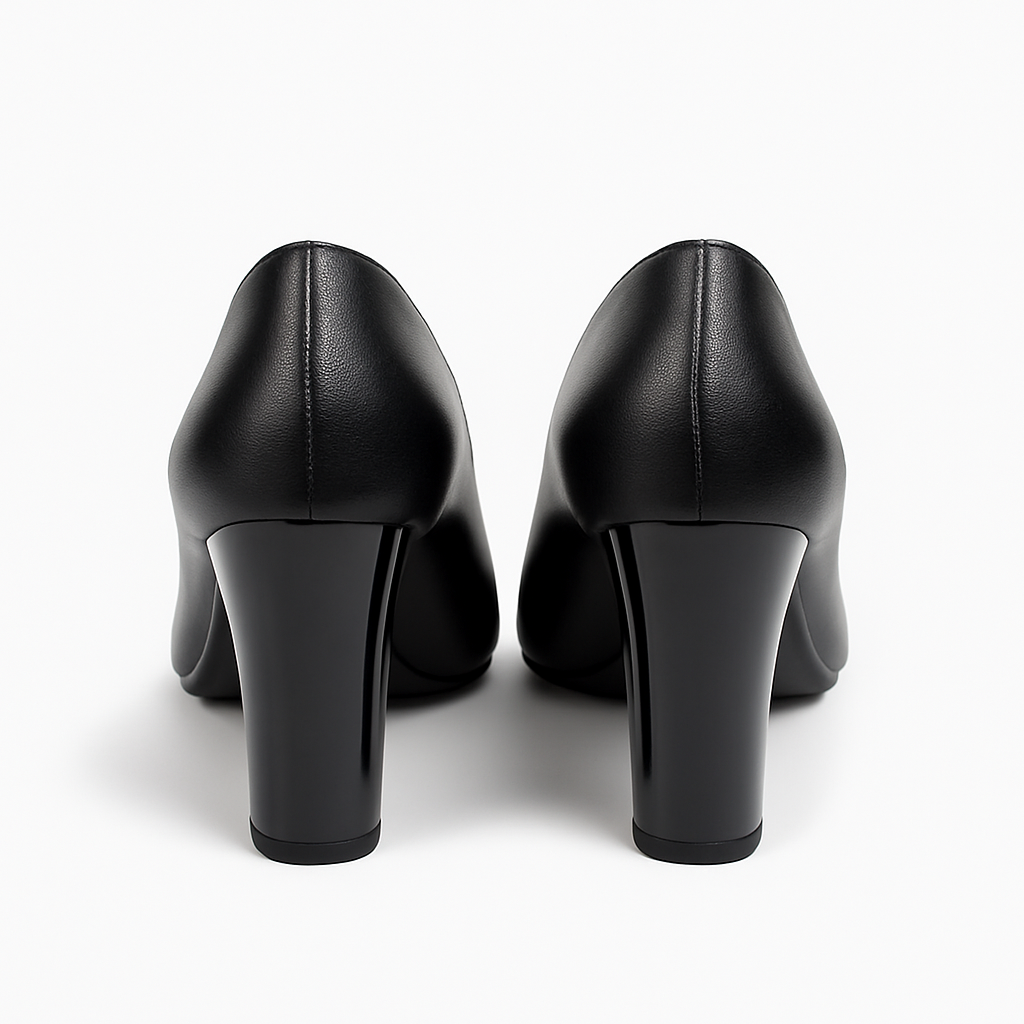 Pantofi Dama Din Piele Naturala Negru 558