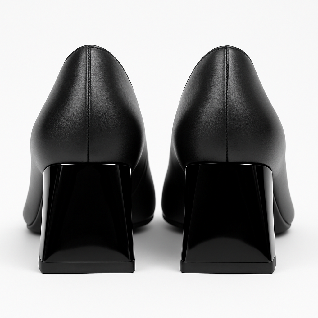 Pantofi Dama Din Piele Naturala Negru 820