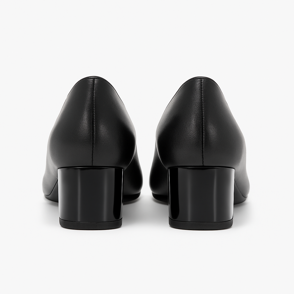 Pantofi Dama Din Piele Naturala Negru 103