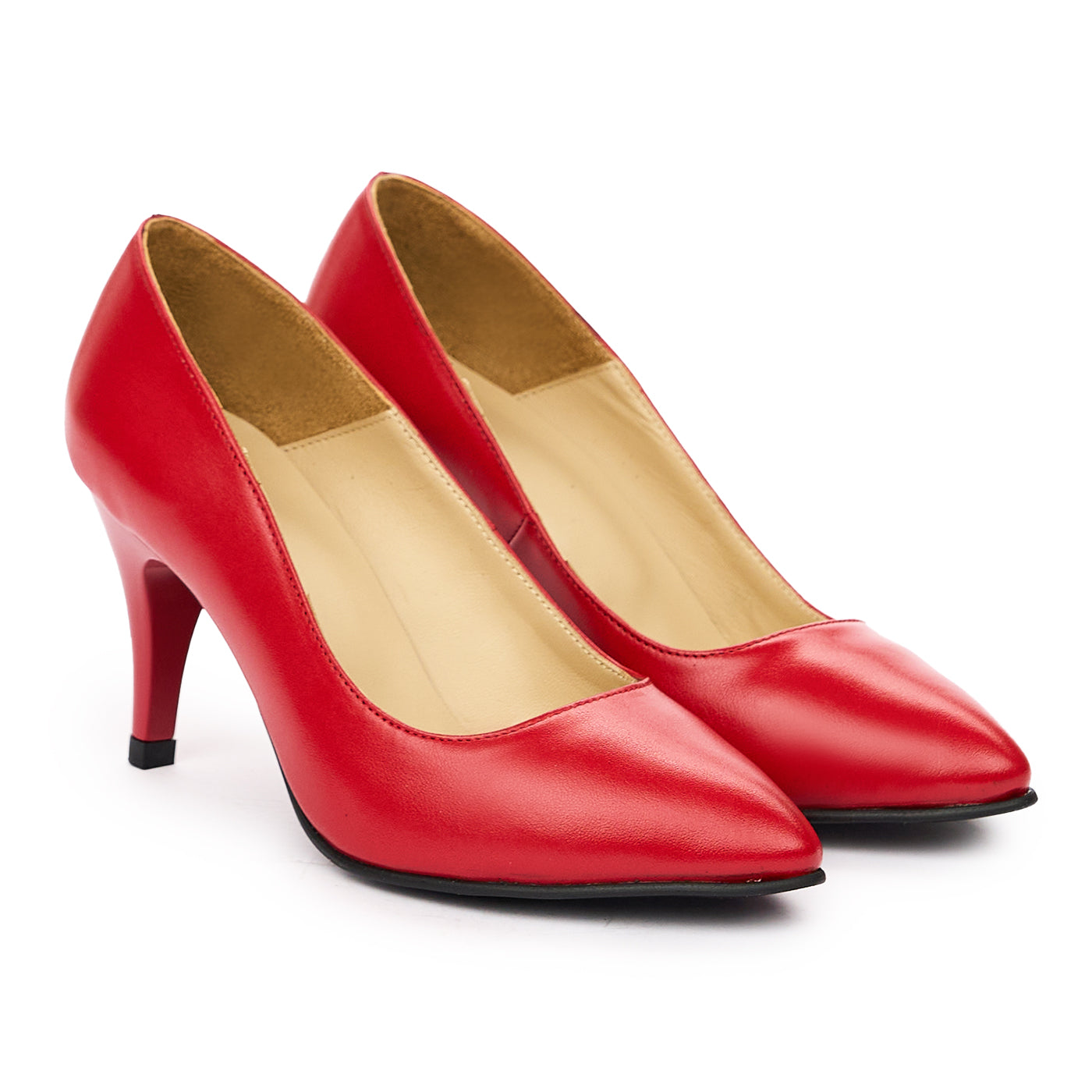 Pantofi dama stiletto din piele naturala 2002