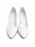 Pantofi Dama Din Piele Naturala Alb 872