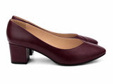 Pantofi Dama Din Piele Naturala Mov Inchis 820