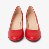 Pantofi Dama Din Piele Naturala Roșu 823