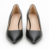 Pantofi Dama Din Piele Naturala Negru 558