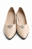 Balerini Damă Din Piele Naturală Bej 1249