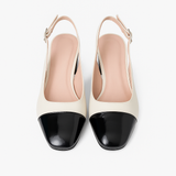 Pantofi Dama Din Piele Naturala Bej Cu Lac 929