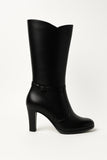 Cizme dama din piele naturală Negru 617