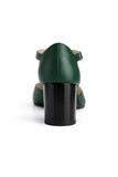 Pantofi Damă Din Piele Naturală Verde 1192