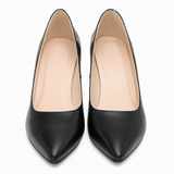 Pantofi Dama Din Piele Naturala Negru 558