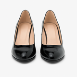 Pantofi Dama Din Piele Naturala Negru Lac 823