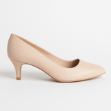 Pantofi Dama Din Piele Naturala Nude 558