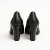 Pantofi Dama Din Piele Naturala Negru Velur 930