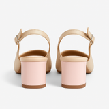 Pantofi Dama Din Piele Naturala Nude 842