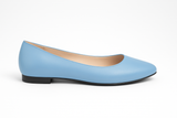 Balerini Damă Din Piele Naturală Bleumarin Deschis 1249