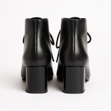 Botine Dama Din Piele Naturala Negru 915