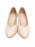 Pantofi Dama Din Piele Naturala Nude 820