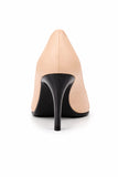Pantofi Dama Din Piele Naturala Nude 872