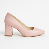 Pantofi Dama Din Piele Naturala Nude 871