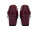 Pantofi Dama Din Piele Naturala Mov Inchis 820