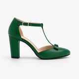 Pantofi Dama Din Piele Naturala Verde 832