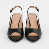 Pantofi Dama Din Piele Naturala Negru 703