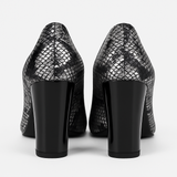 Pantofi Dama Din Piele Naturala Gri 871