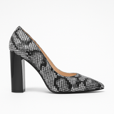 Pantofi Dama Din Piele Naturala Gri 871