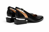 Pantofi Damă Din Piele Naturală Negru 936