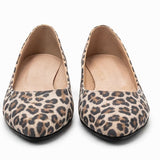 Balerini Damă Din Piele Naturală Leopard 1249