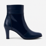 Gheata Dama Din Piele Naturala Bleumarin Cu Lac 913
