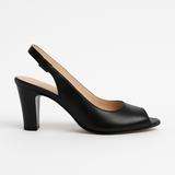 Pantofi Dama Din Piele Naturala Negru 703
