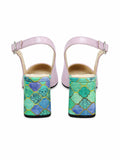 Pantofi Dama Din Piele Naturala Lila Pastel 842