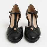 Pantofi Dama Din Piele Naturala Negru Cu Lac