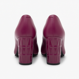 Pantofi Dama Din Piele Naturala Mov 871