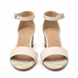 Sandale Dama Din Piele Naturala Bej 813