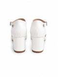 Pantofi Damă Din Piele Naturală Alb 1192