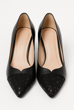 Pantofi Dama Din Piele Naturala Negru Velur 935