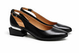 Pantofi Damă Din Piele Naturală Negru 936