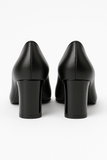 Pantofi Dama Din Piele Naturala Negru Cu Accesoriu 826