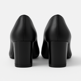 Pantofi Dama Din Piele Naturala Negru Cu Funda 814
