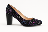 Pantofi Dama Din Piele Naturala Velur Marin 823