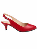 Pantofi Dama Din Piele Naturala Roșu 820