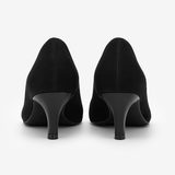 Pantofi Dama Din Piele Naturala Negru 558