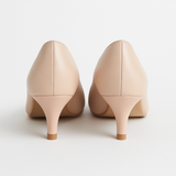 Pantofi Dama Din Piele Naturala Nude 558