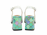 Pantofi Dama Din Piele Naturală Verde Mentă 842