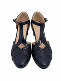 Pantofi Dama Din Piele Naturala Bleumarin 756