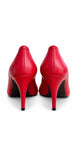 Pantofi Damă Din Piele Naturală Roșu 04